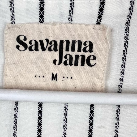 Savanna Jane Embroidered Floral Tunic Sz Medium Peasant Boho Beachy Vacation - Picture 4 of 16